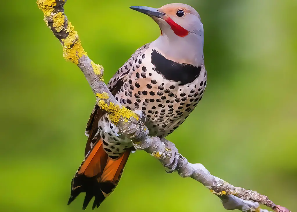 Northern Flicker Female Bird | Flicker has yellow underwings ...